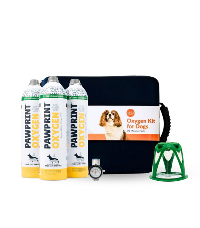 Kit di ossigeno per cani da 0 a 10 kg - Pawprint