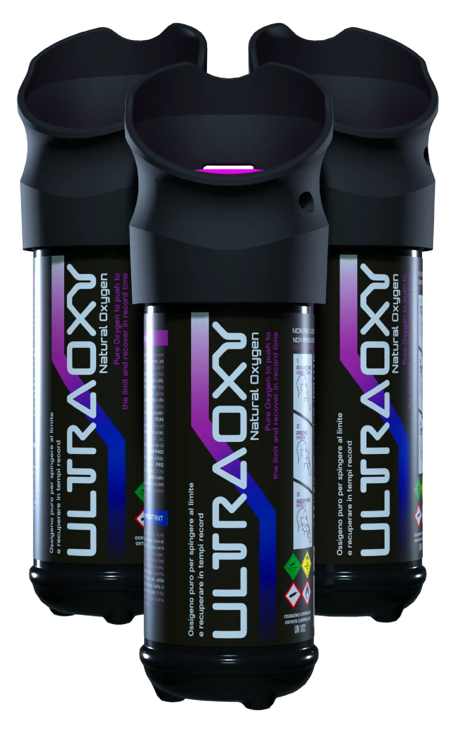 UltraOxy tragbarer Sauerstoffbehälter für den Sport